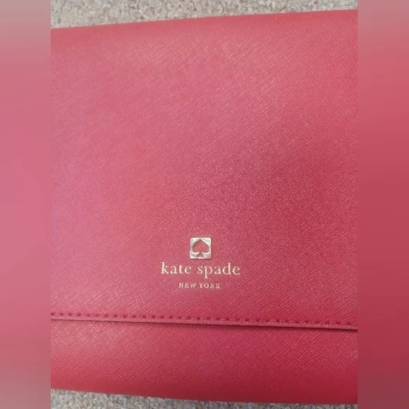 Kate Spade Cove Street Dody Purse Crossbody Red Leather EUC - Picture 3 of 10